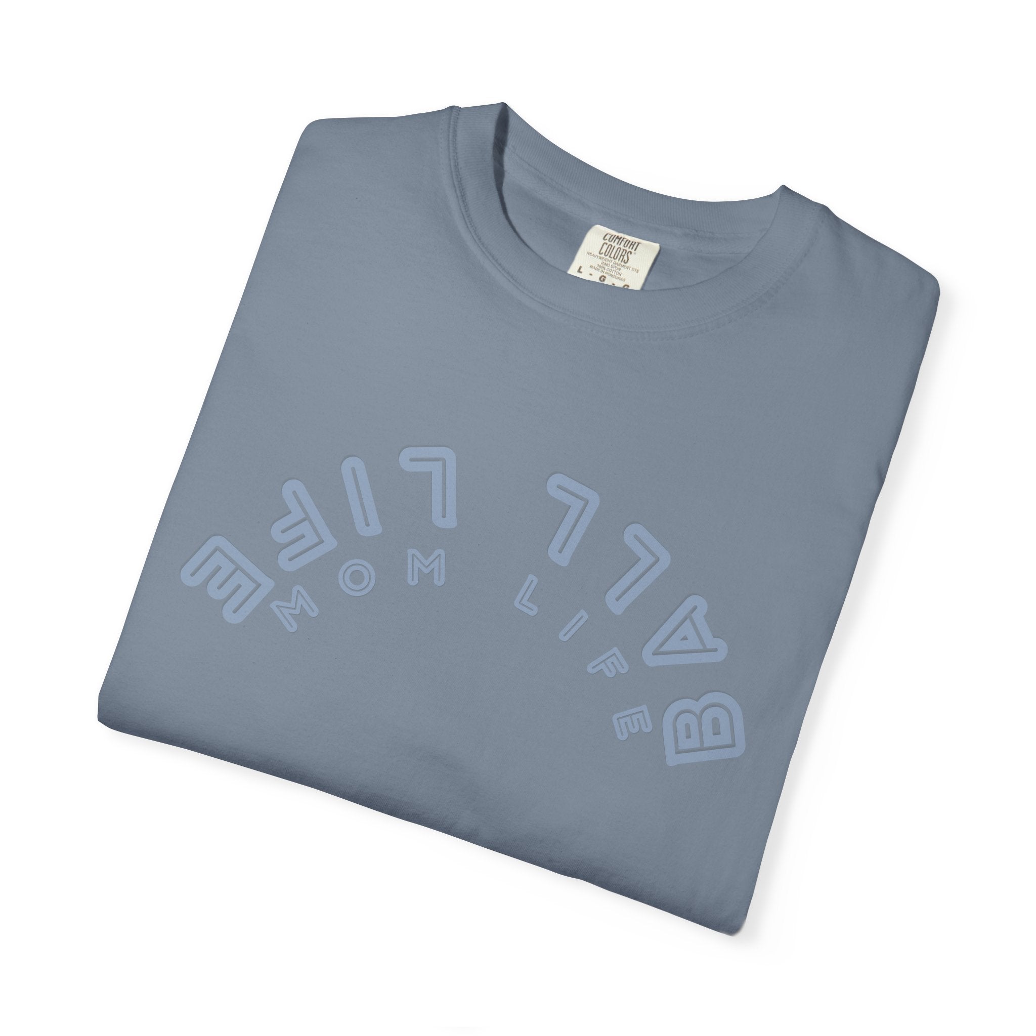 Upside Down 'Ball Life Mom Life' Tee - Comfort Colors Inverted Graphic T-shirt for Mom
