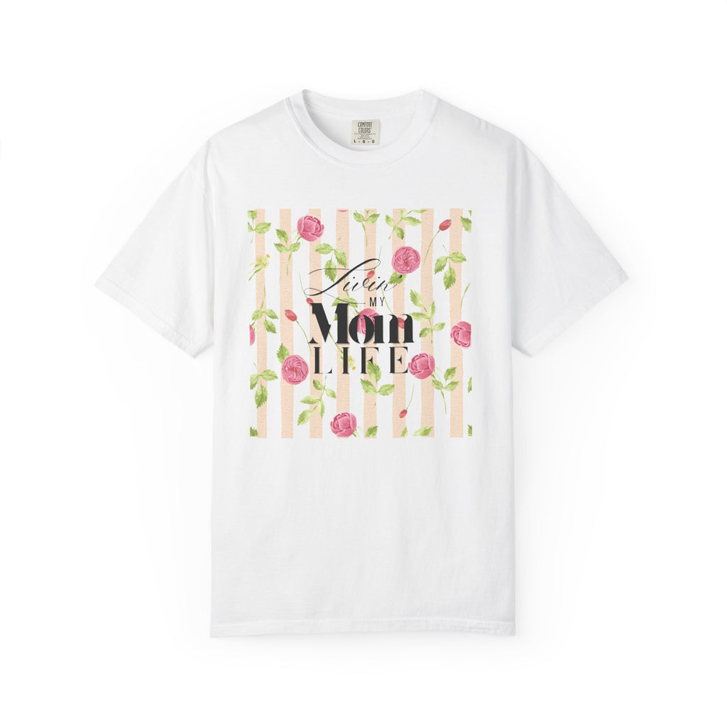 Mom Life Floral T-Shirt – Livin' My Mom Life Striped Rose Tee