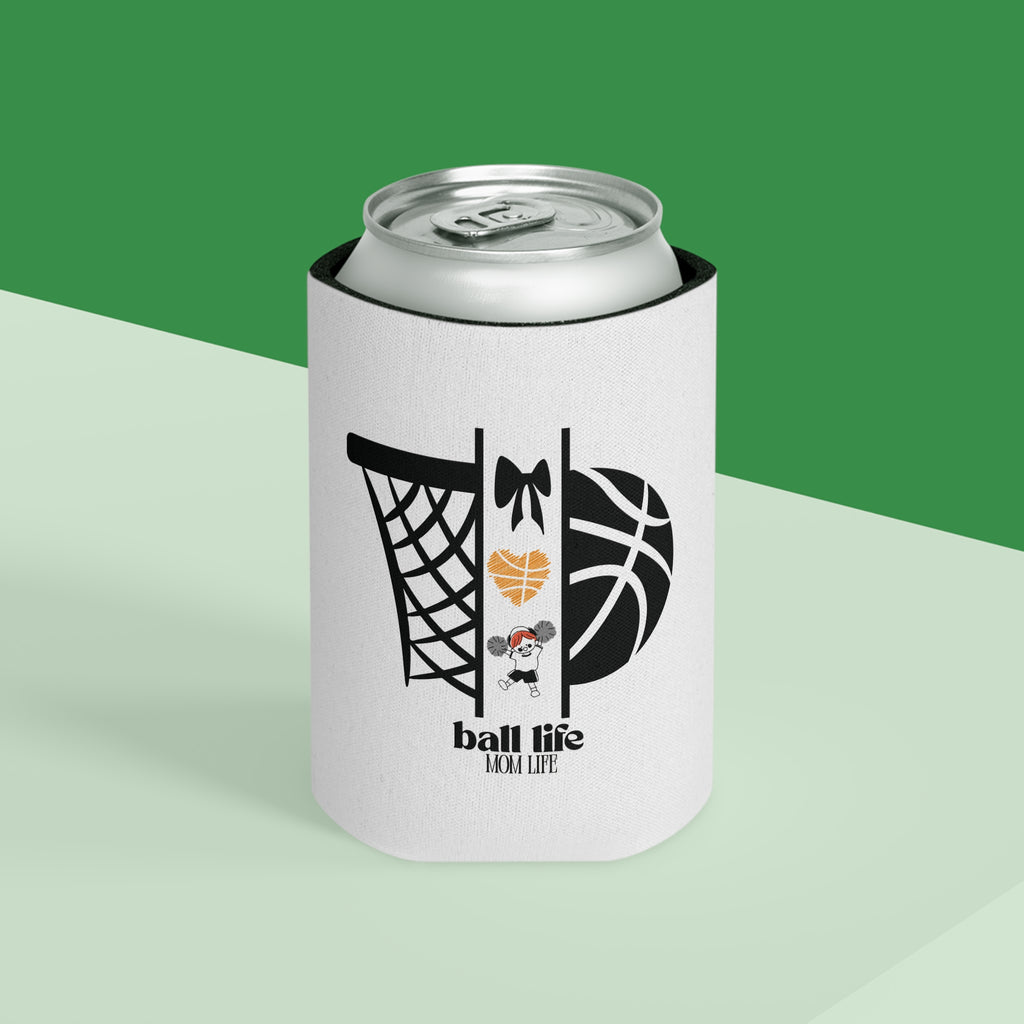 Can Coozie — Mom Life Basketball Hoop Neoprene Can Cooler