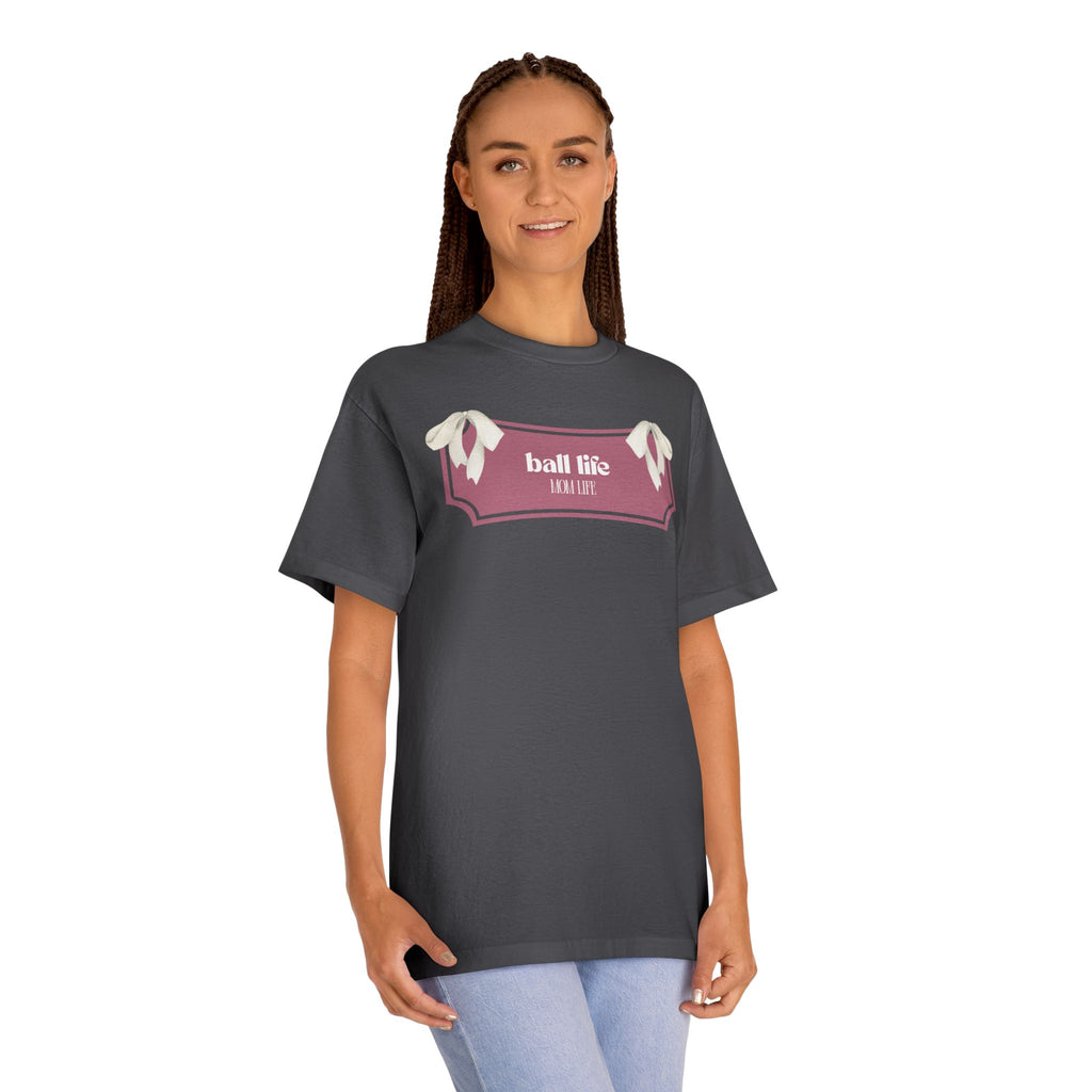 Mom Life Ball Life Graphic Tee - Skeleton Graphic