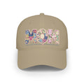 Floral 'MOM Life Ball Life' Quilted Baseball Cap Graphic — Mother's Game Day Hat