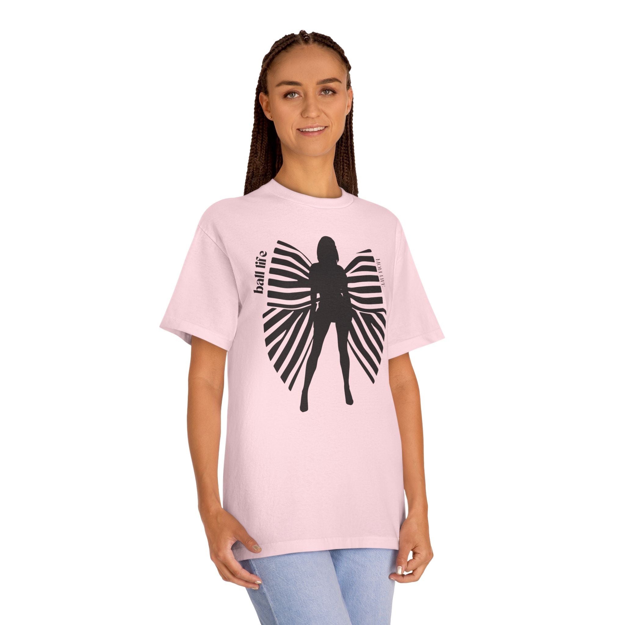 Bow & Silhouette 'Ball Life Tee' — Lady Graphic T-Shirt