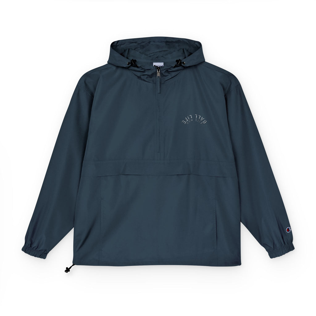 Lightweight Packable Anorak Jacket — Weatherproof Pullover Ball Life Mom Life Embroidery