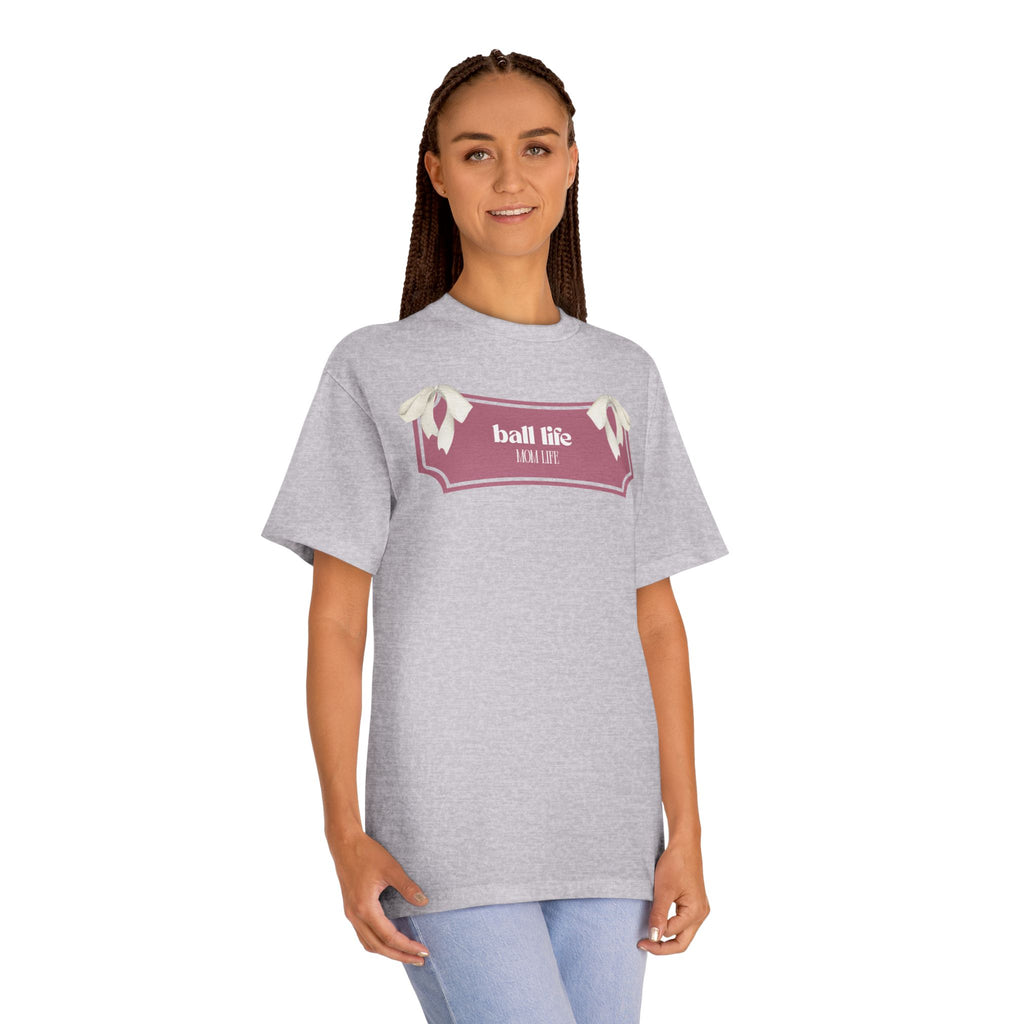 Mom Life Ball Life Graphic Tee - Skeleton Graphic