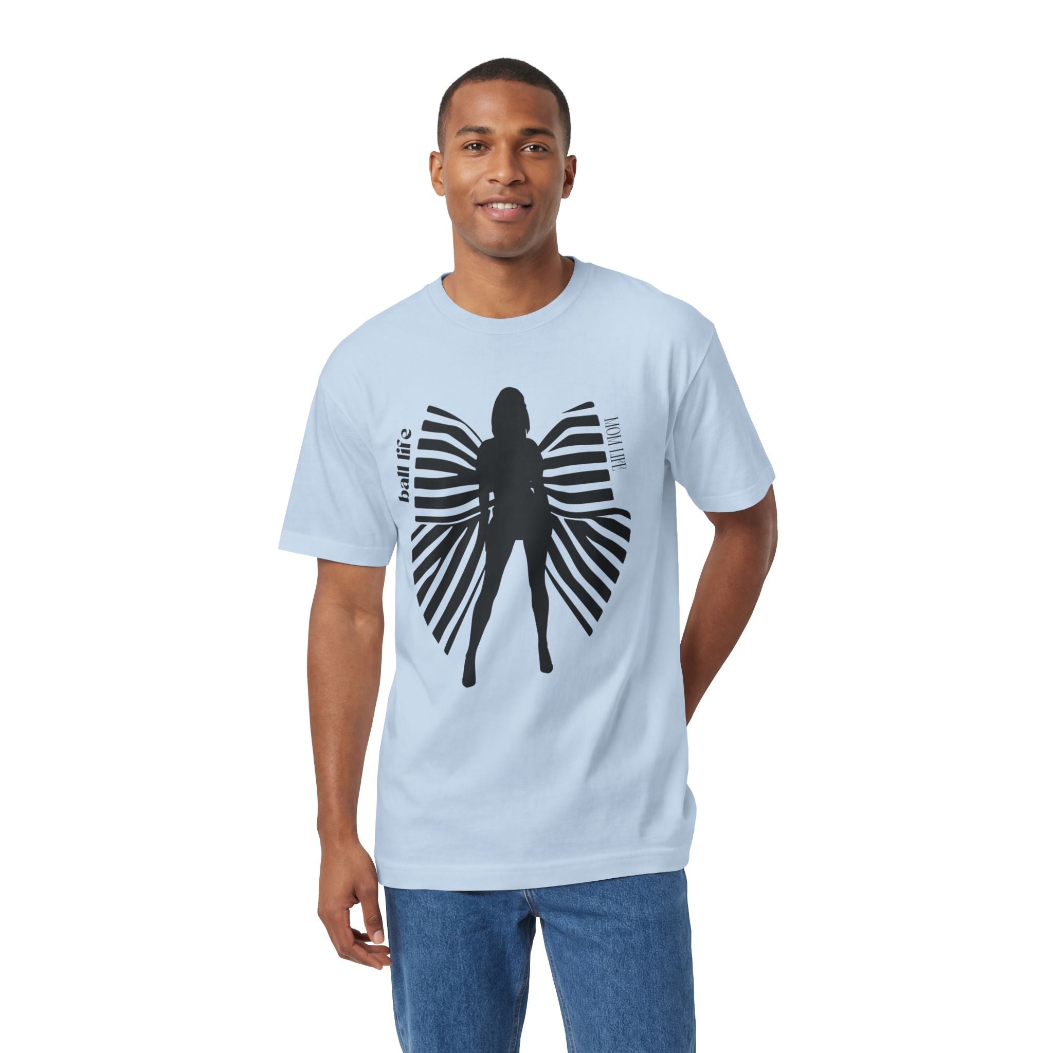 Bow & Silhouette 'Ball Life Tee' — Lady Graphic T-Shirt