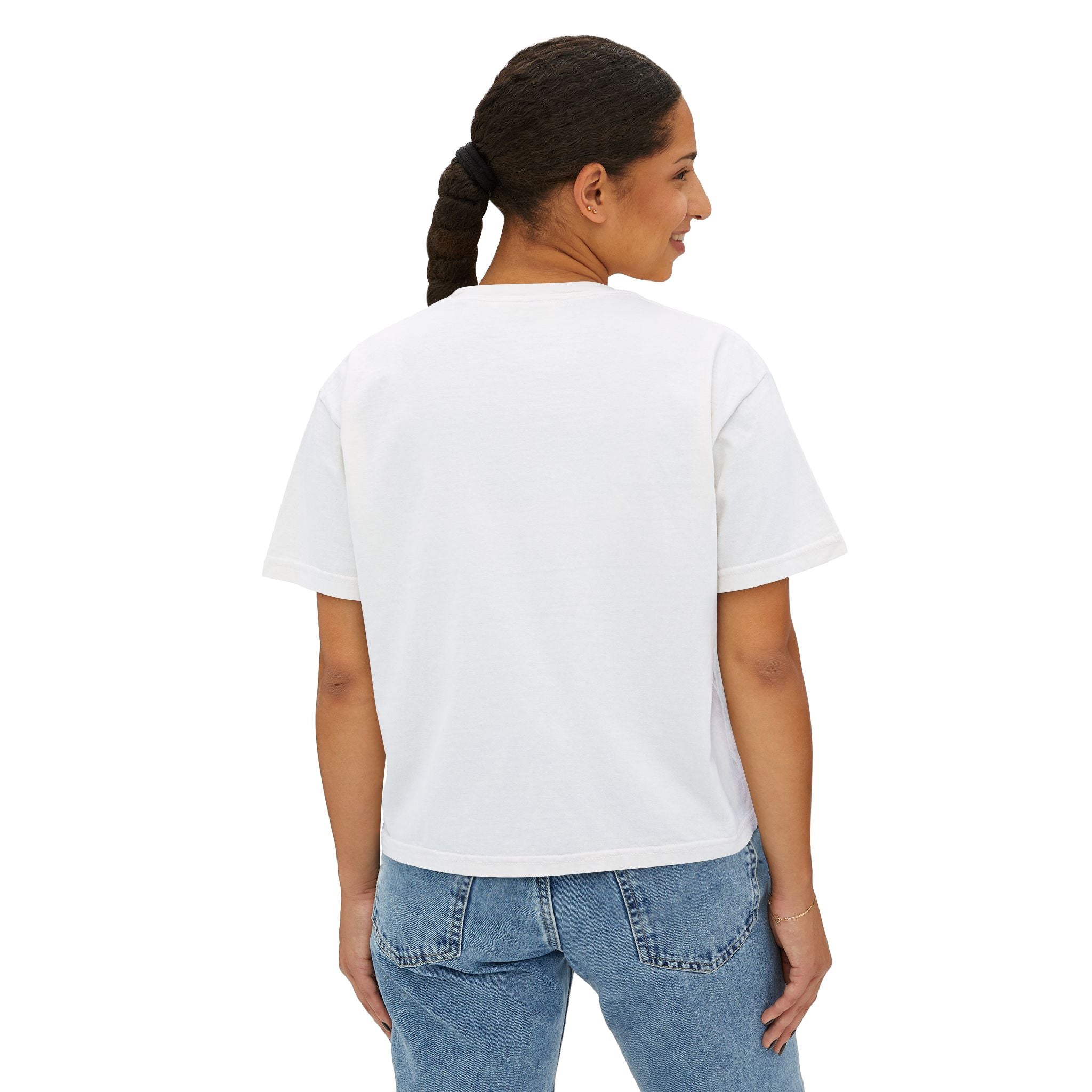 Women's Boxy Tee — Ball Life Mom Life Silly Goose Graphic