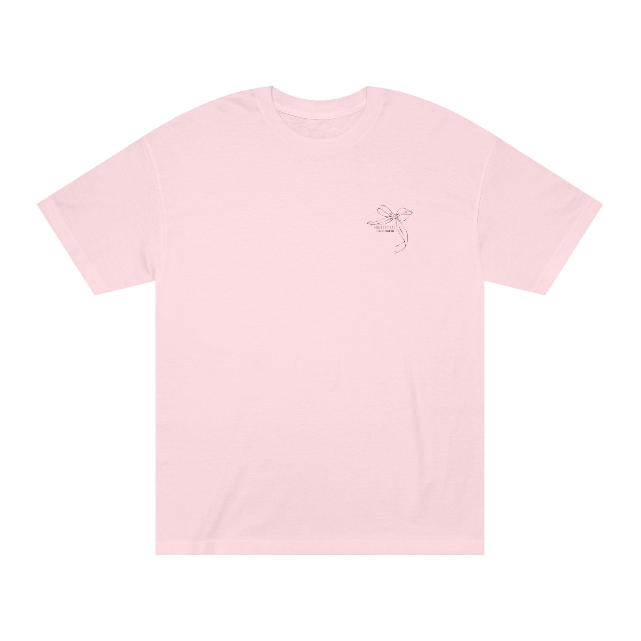 Basketball Bow Tee — "Ball Life Mom Life" Graphic Cotton T‑Shirt
