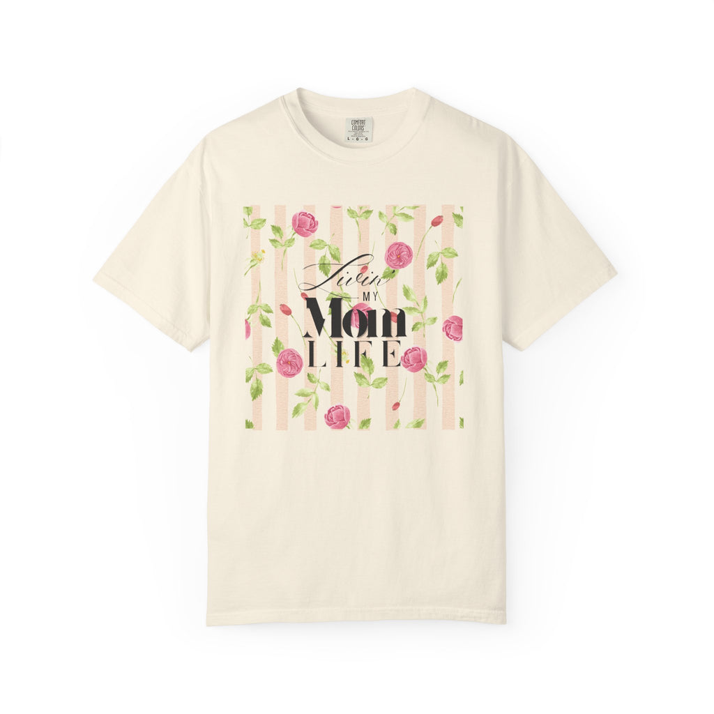 Mom Life Floral T-Shirt – Livin' My Mom Life Striped Rose Tee