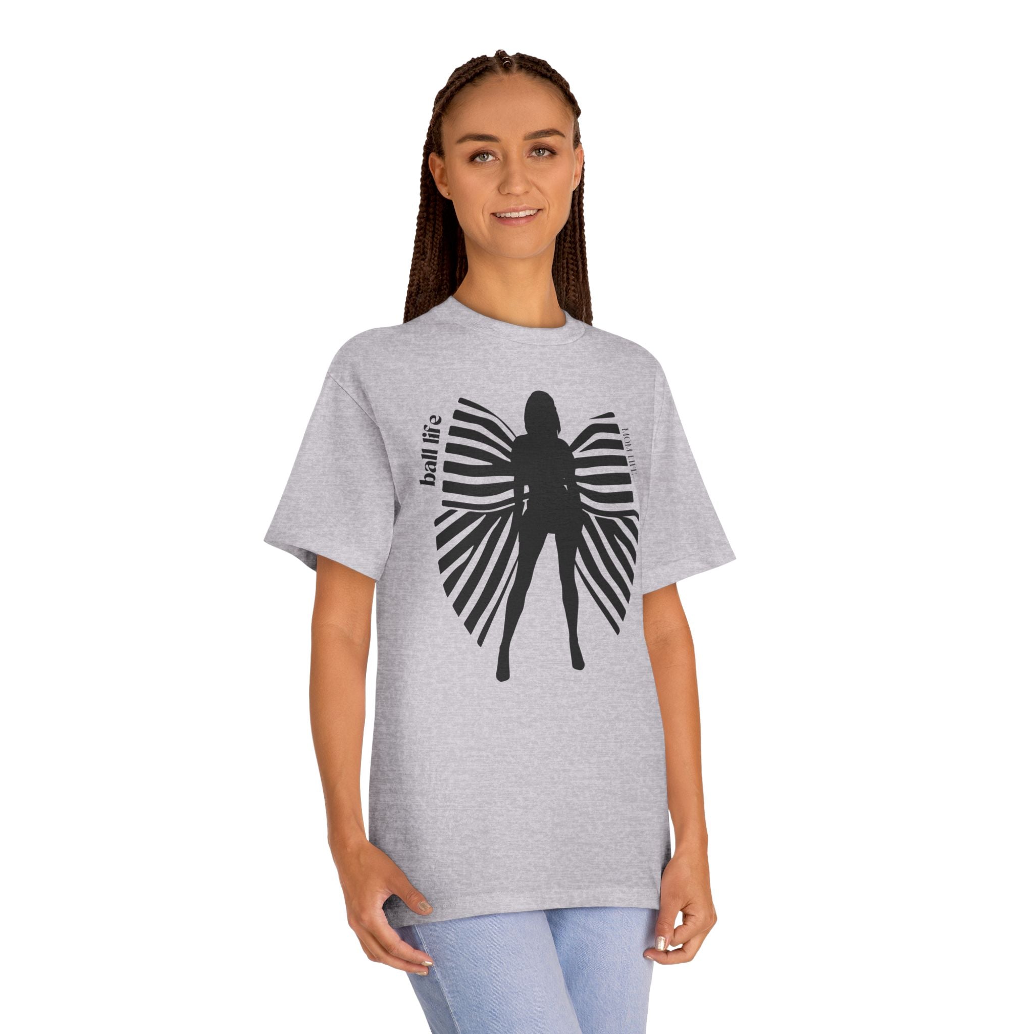 Bow & Silhouette 'Ball Life Tee' — Lady Graphic T-Shirt