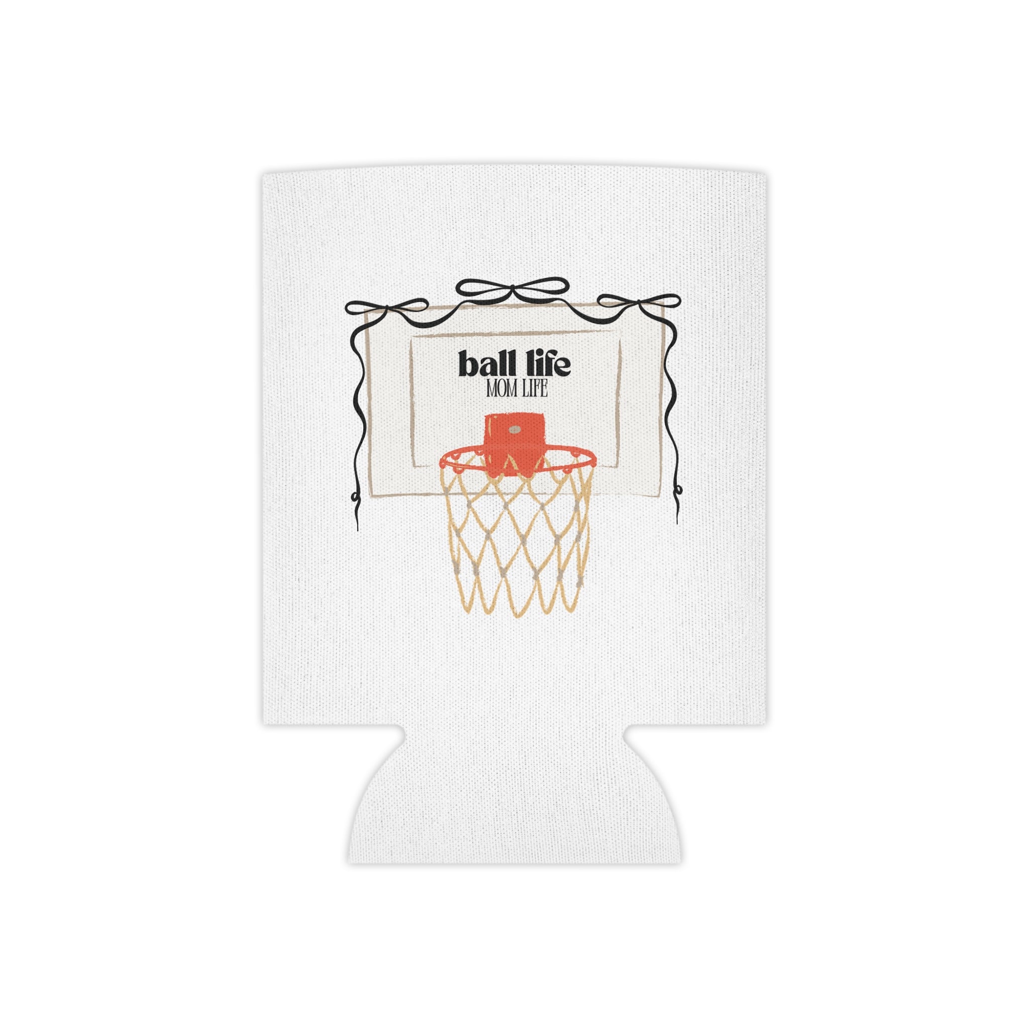 Can Coozie — Mom Life Basketball Hoop Neoprene Can Cooler