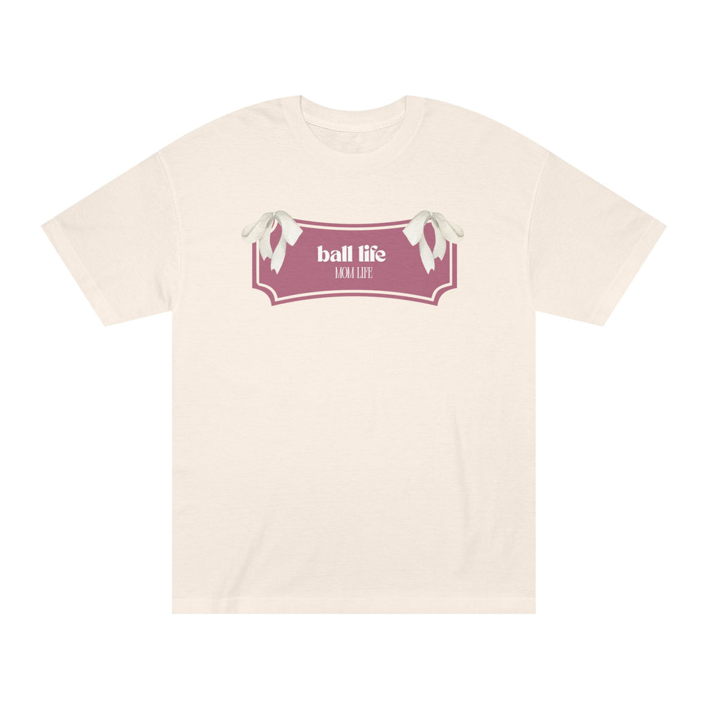 Mom Life Ball Life Graphic Tee - Skeleton Graphic