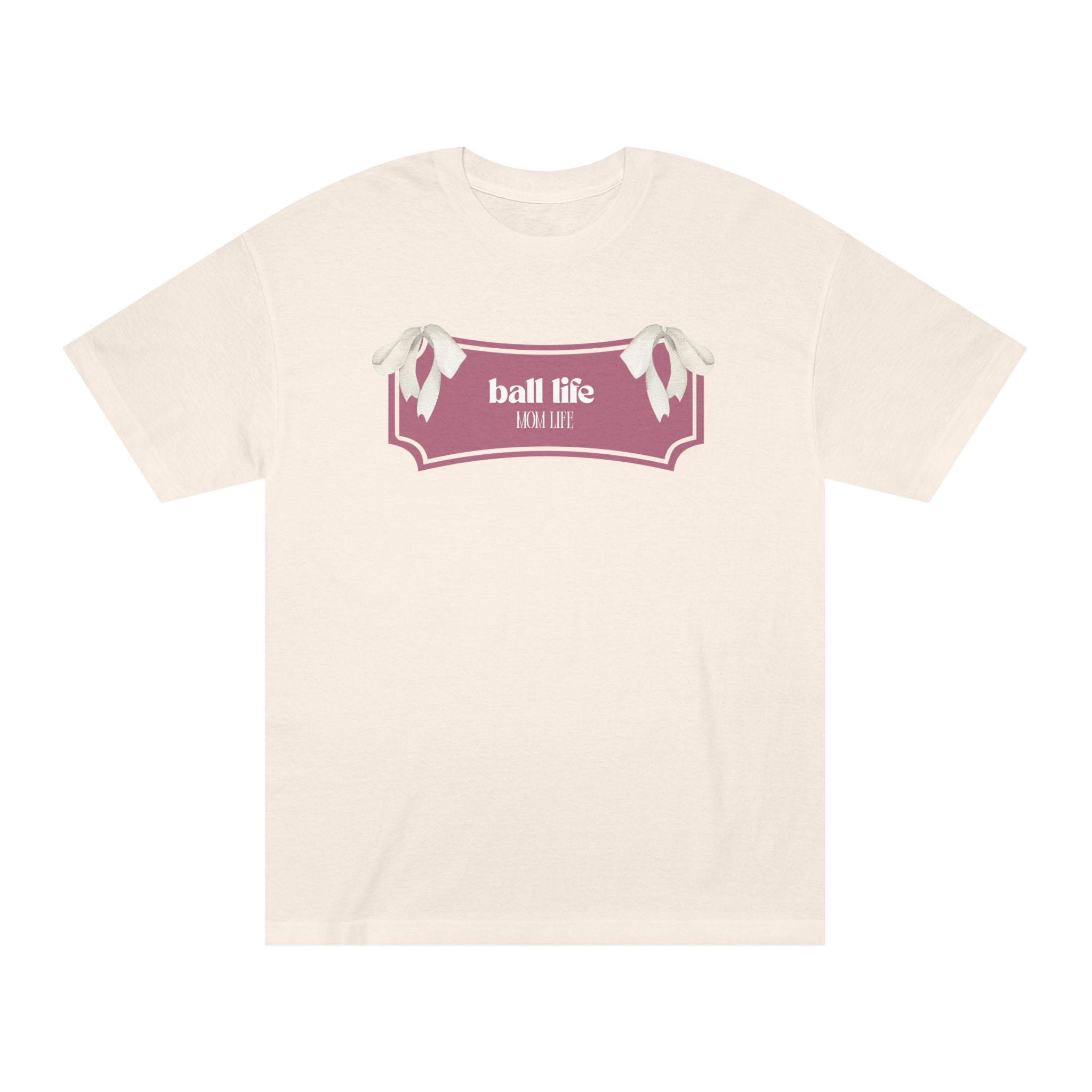 Mom Life Ball Life Graphic Tee - Skeleton Graphic
