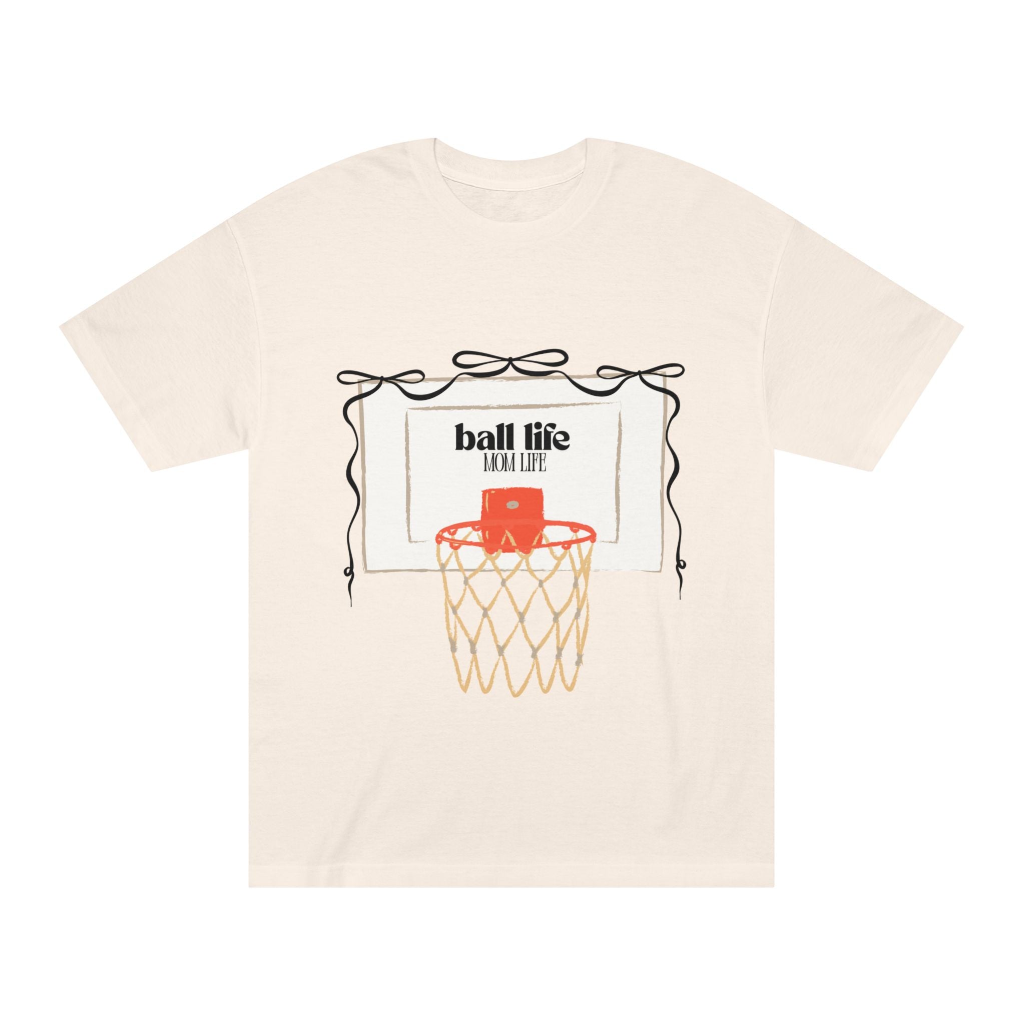 Basketball Hoop 'Ball Life' Tee - Vintage Court Graphic T-Shirt