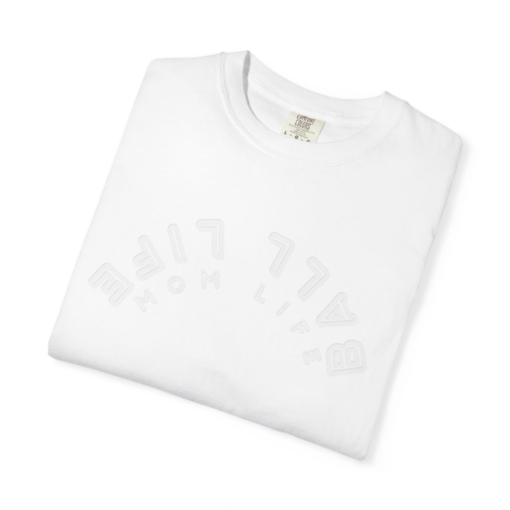 Upside Down 'Ball Life Mom Life' Tee - Comfort Colors Inverted Graphic T-shirt for Mom