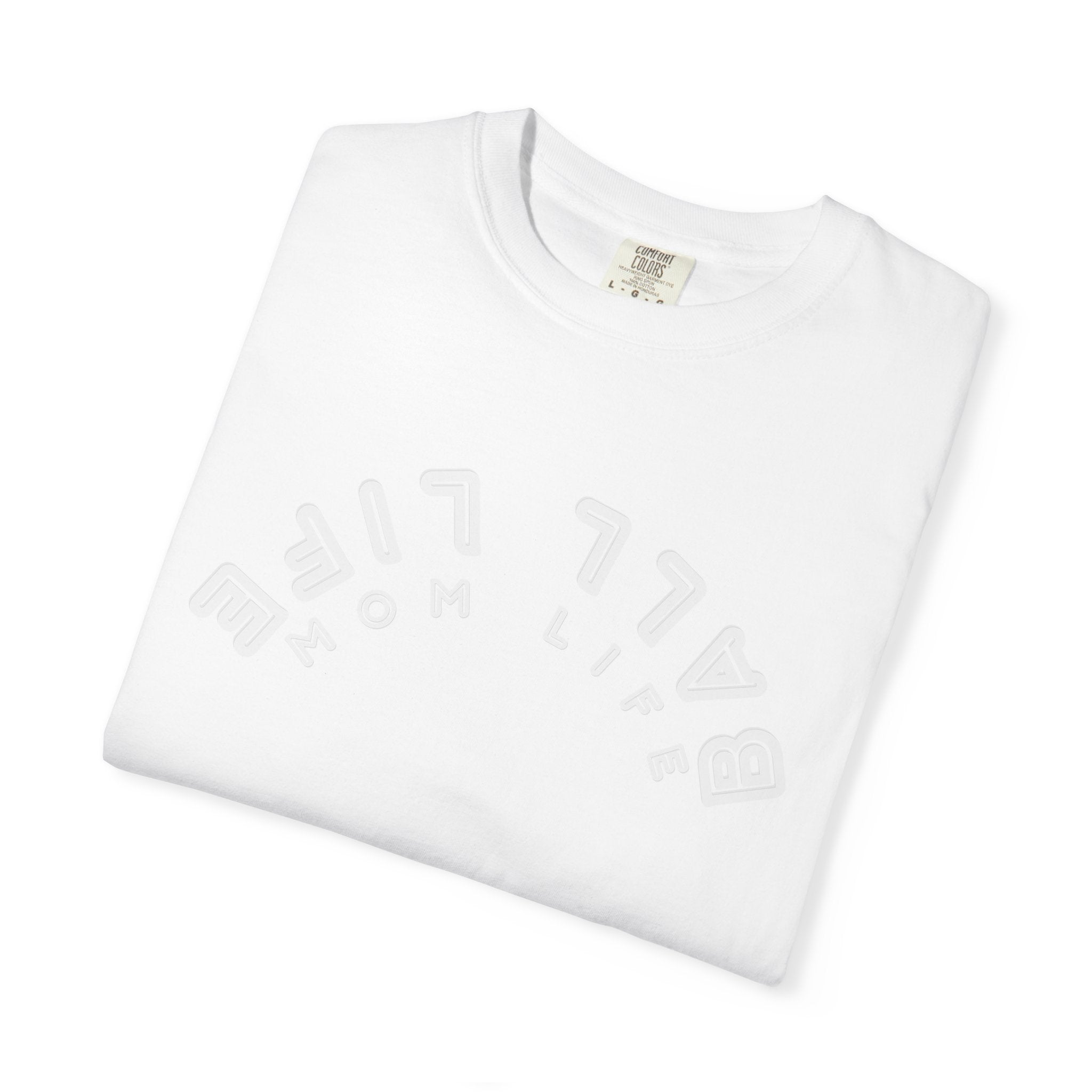 Upside Down 'Ball Life Mom Life' Tee - Comfort Colors Inverted Graphic T-shirt for Mom