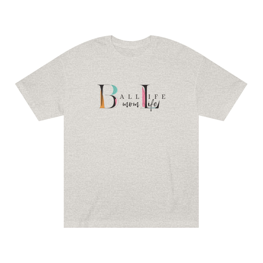 Ball Life Mom Life Minimalist Graphic T-Shirt - Classic Mom Shirt