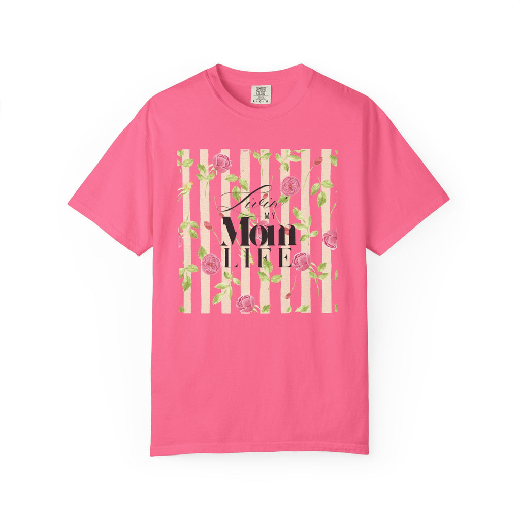 Mom Life Floral T-Shirt – Livin' My Mom Life Striped Rose Tee