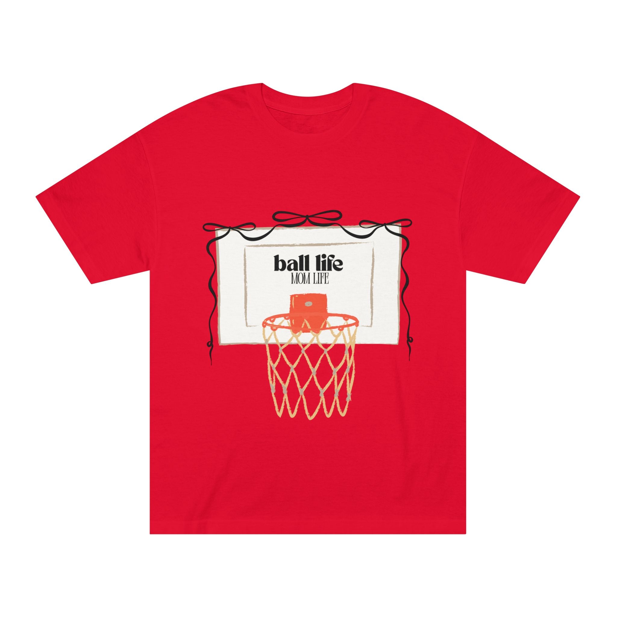 Basketball Hoop 'Ball Life' Tee - Vintage Court Graphic T-Shirt