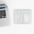 Mouse Pad — Minimal Pastel Portrait "Mom Life Ball Life"