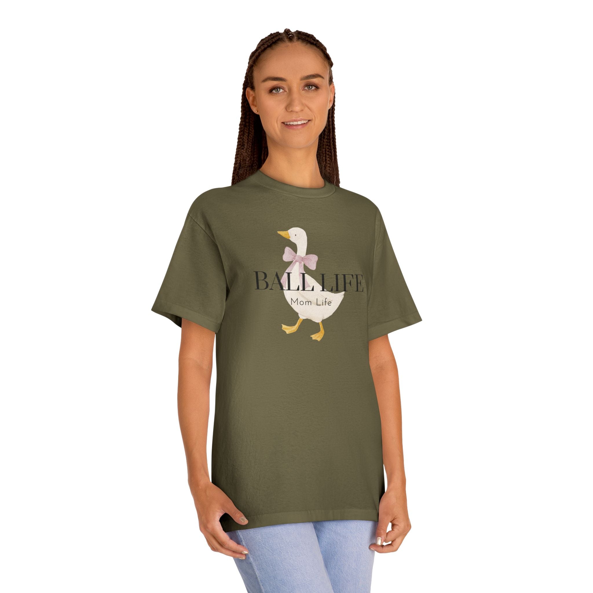 Goose Graphic T-Shirt for Mom — Ball Life Mom Life Tee