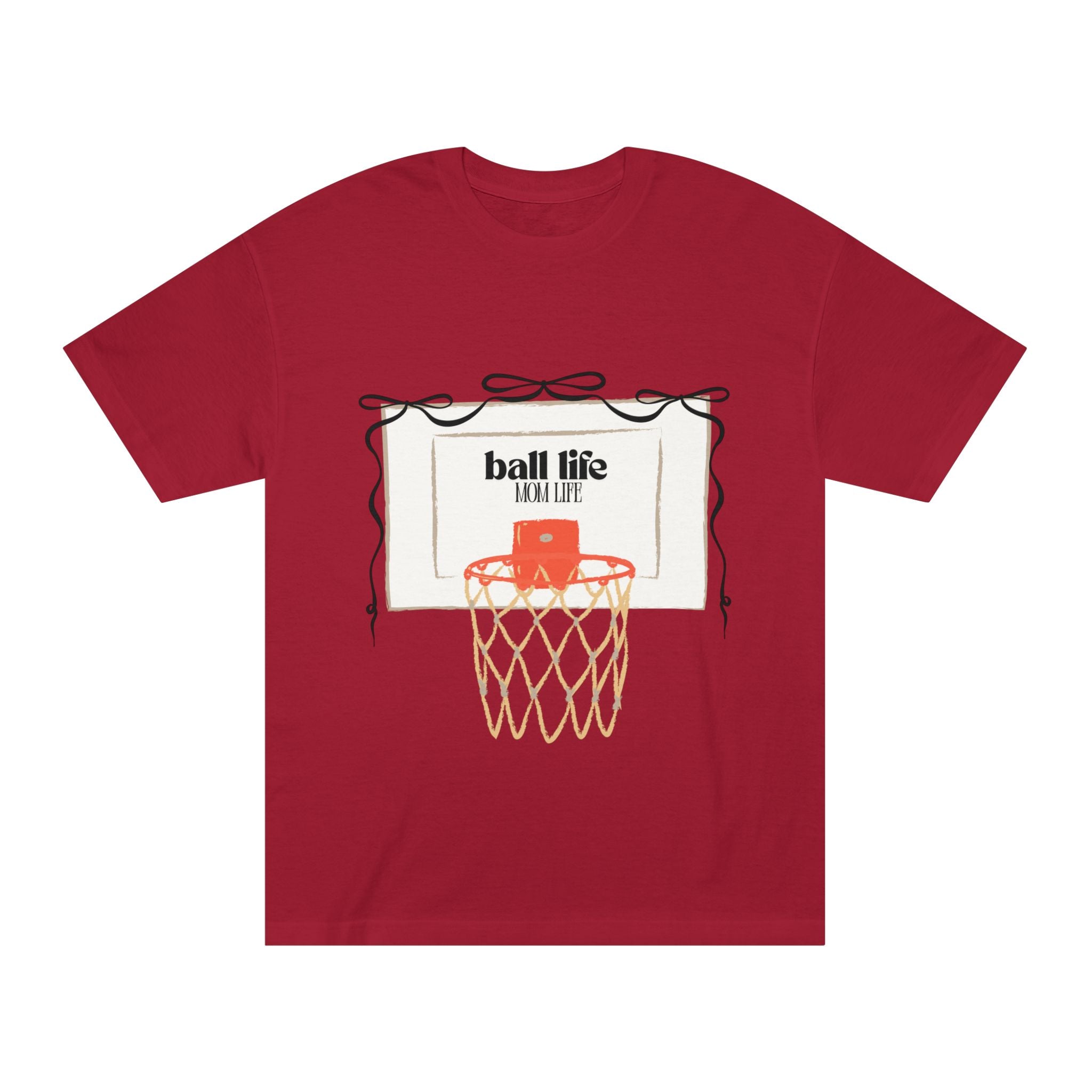 Basketball Hoop 'Ball Life' Tee - Vintage Court Graphic T-Shirt