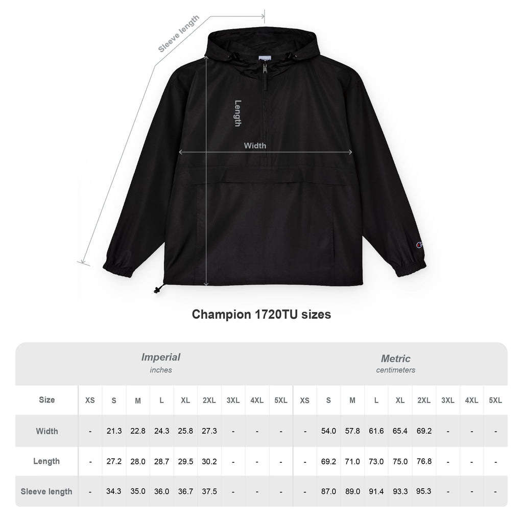 Lightweight Packable Anorak Jacket — Weatherproof Pullover Ball Life Mom Life Embroidery