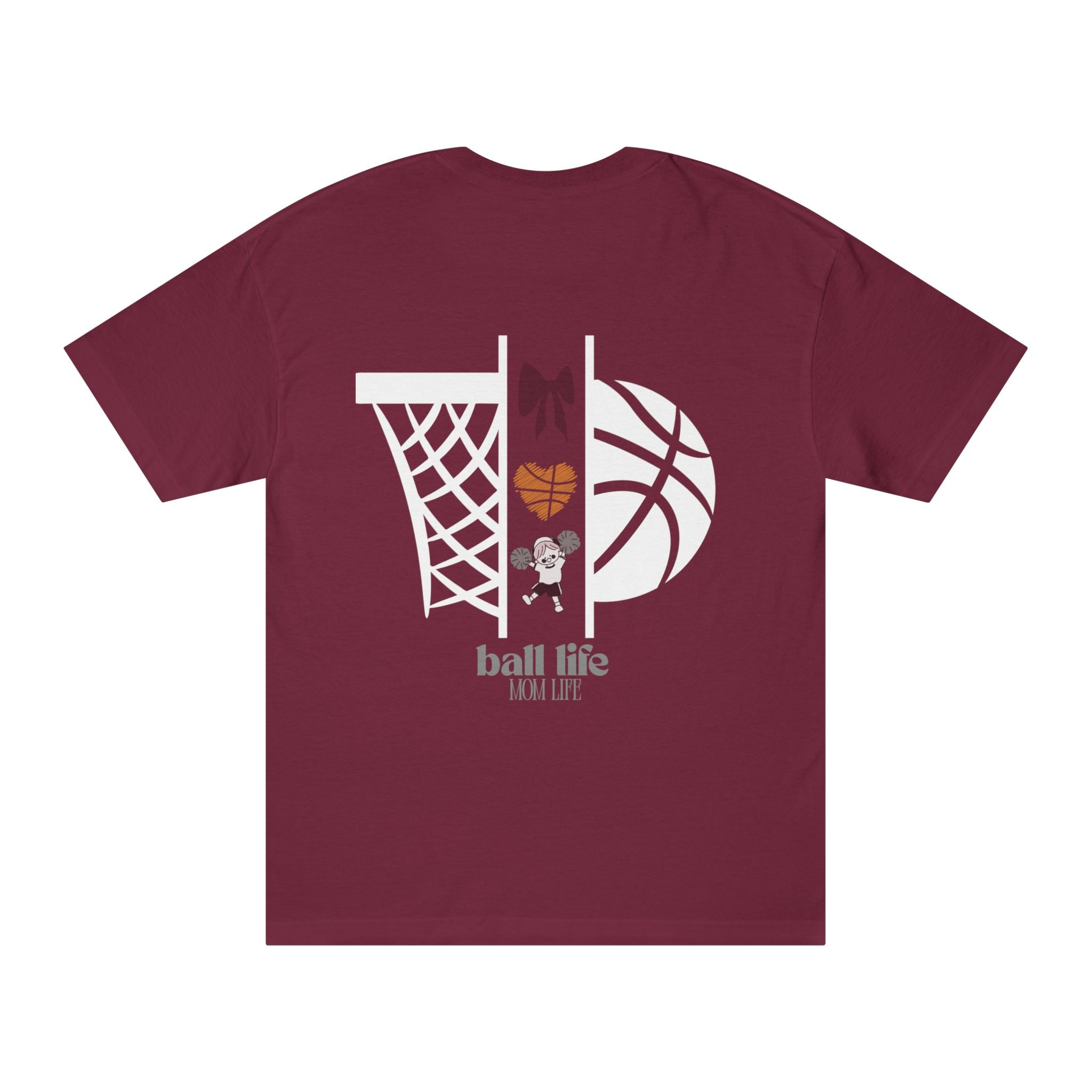 Basketball Ball Life Tee — Women's Basketball Graphic Shirt