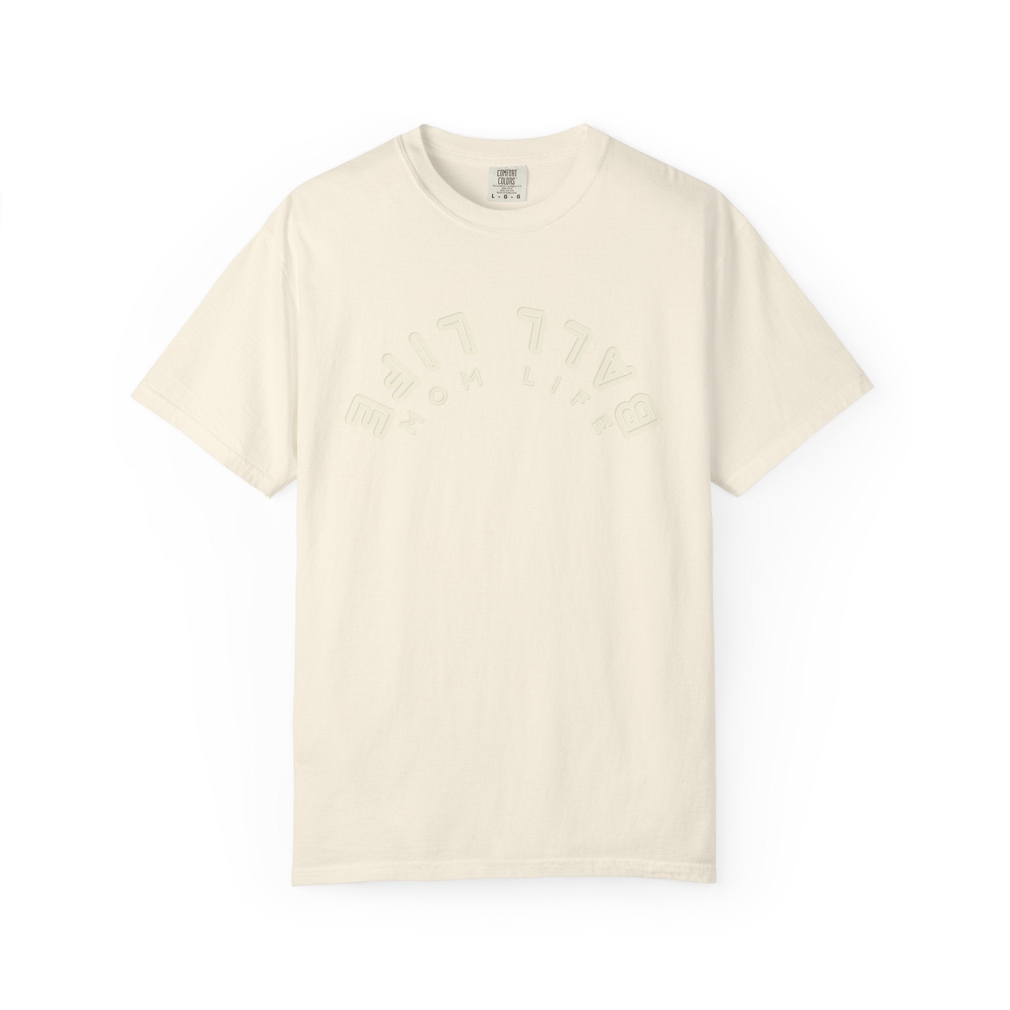 Upside Down 'Ball Life Mom Life' Tee - Comfort Colors Inverted Graphic T-shirt for Mom