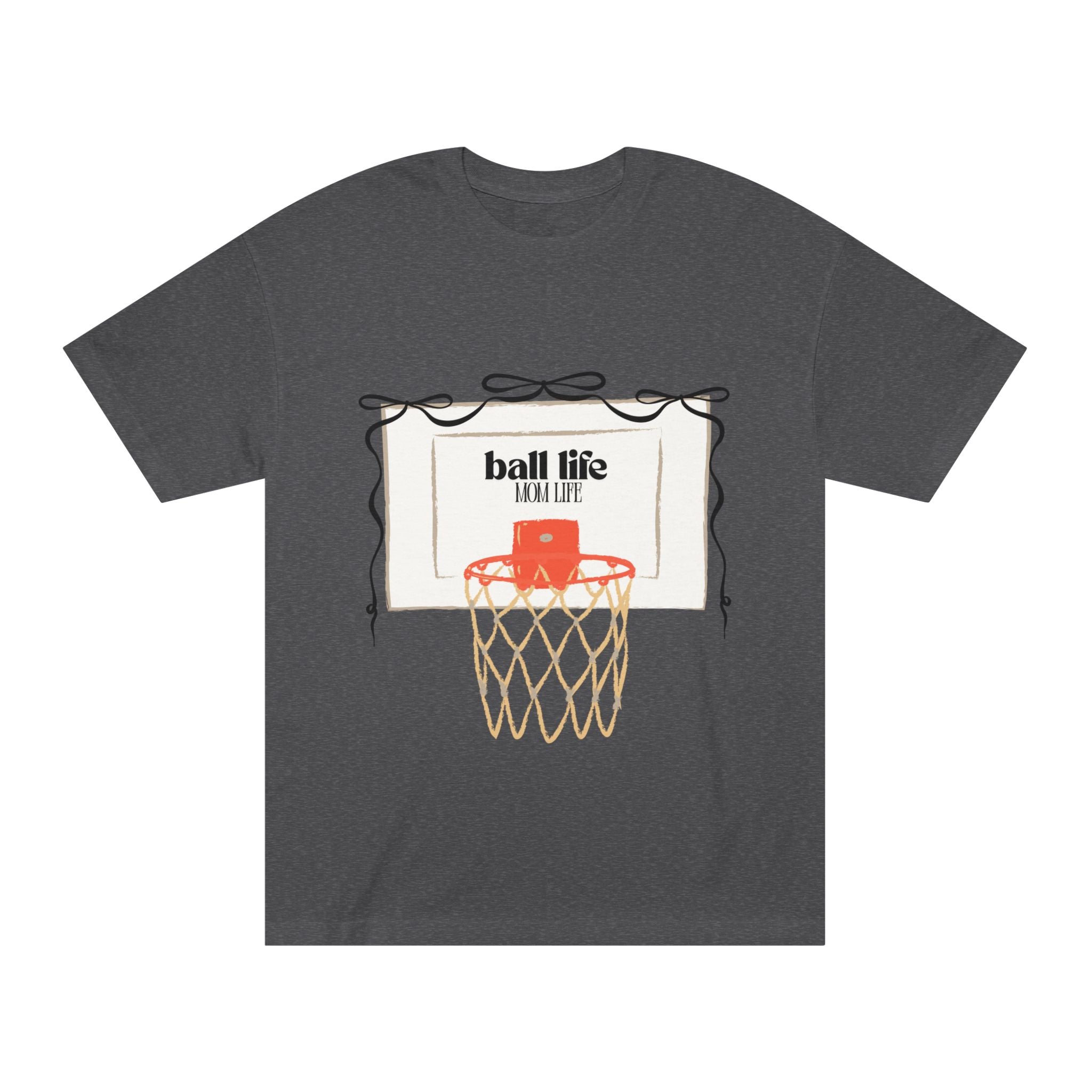 Basketball Hoop 'Ball Life' Tee - Vintage Court Graphic T-Shirt