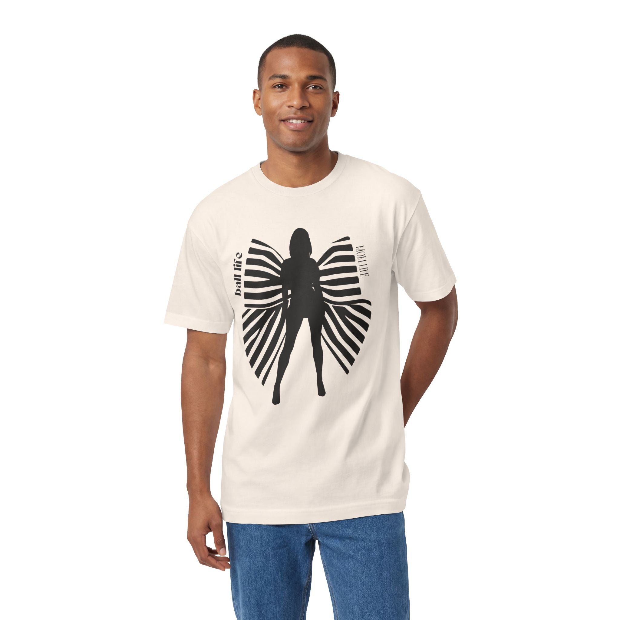 Bow & Silhouette 'Ball Life Tee' — Lady Graphic T-Shirt