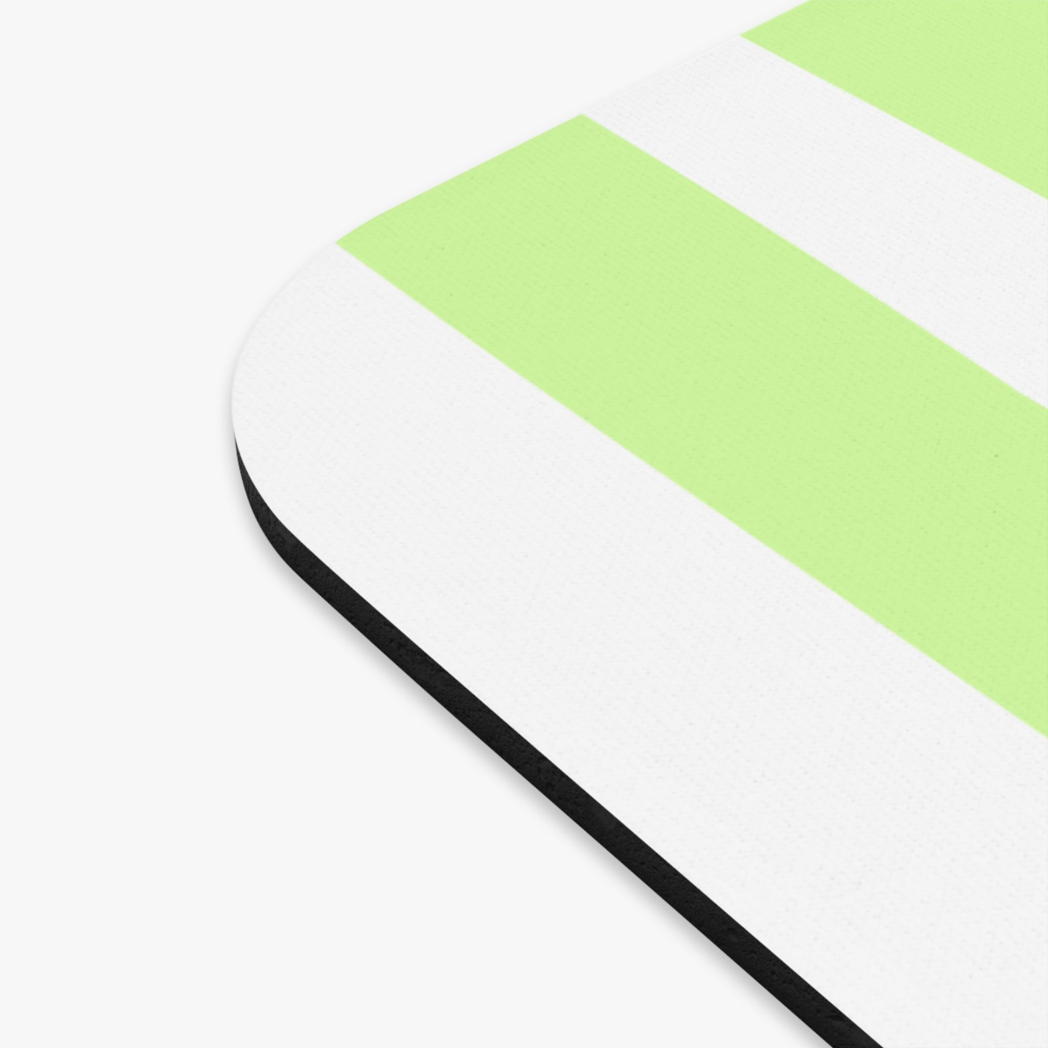 Just Mommin' Bruh Lime Green Stripe Mouse Pad