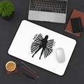 Silhouette and Bow Desk Mat — 'Ball Life Mom Life' Graphic Mouse Pad