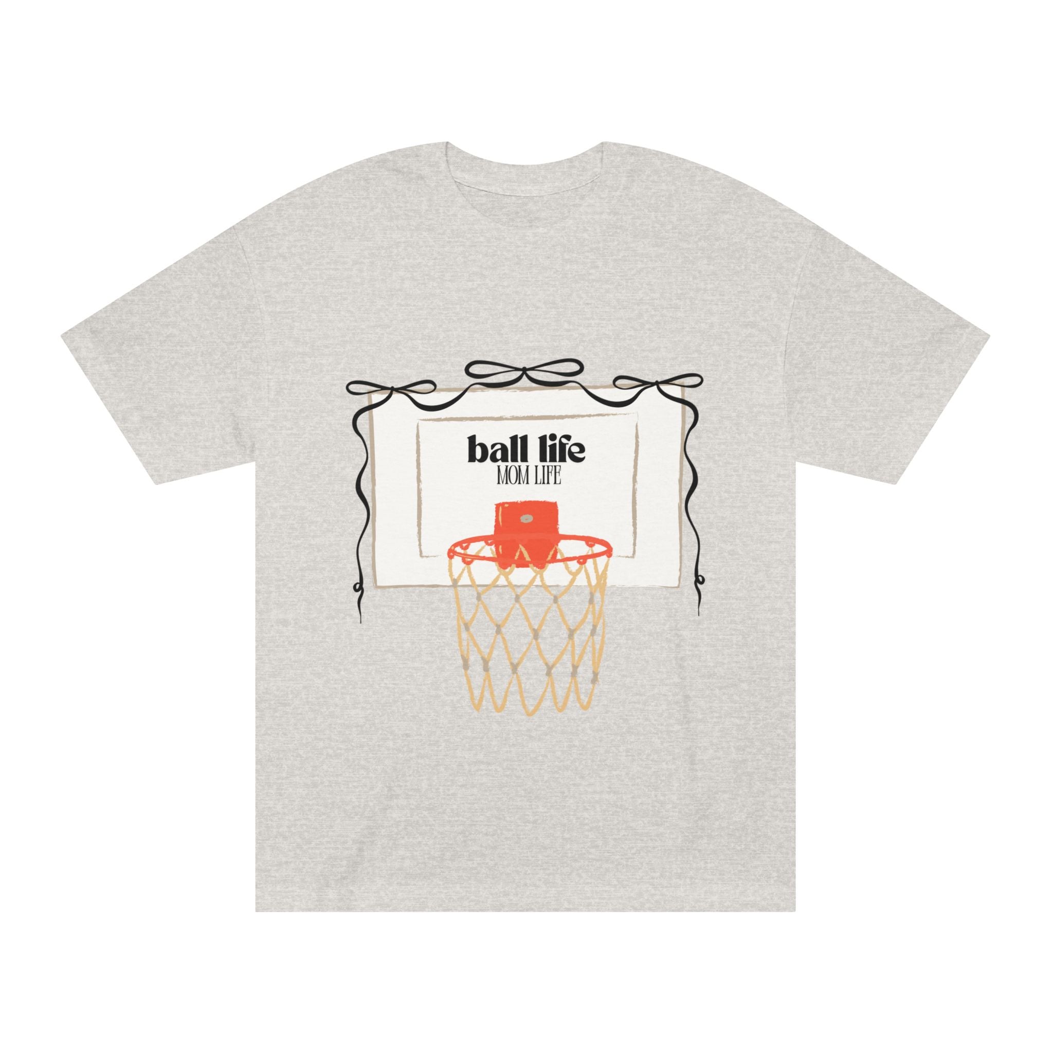 Basketball Hoop 'Ball Life' Tee - Vintage Court Graphic T-Shirt
