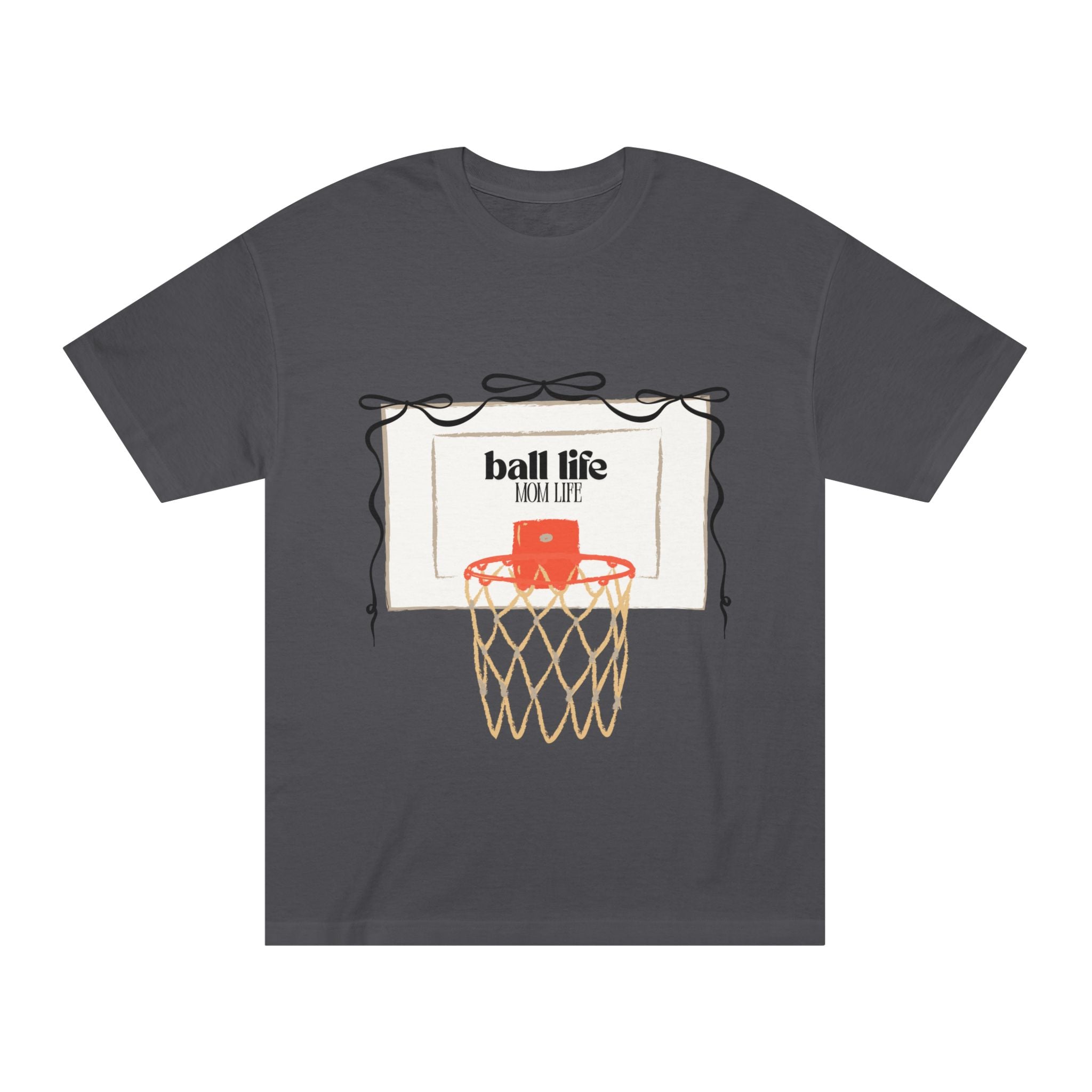 Basketball Hoop 'Ball Life' Tee - Vintage Court Graphic T-Shirt