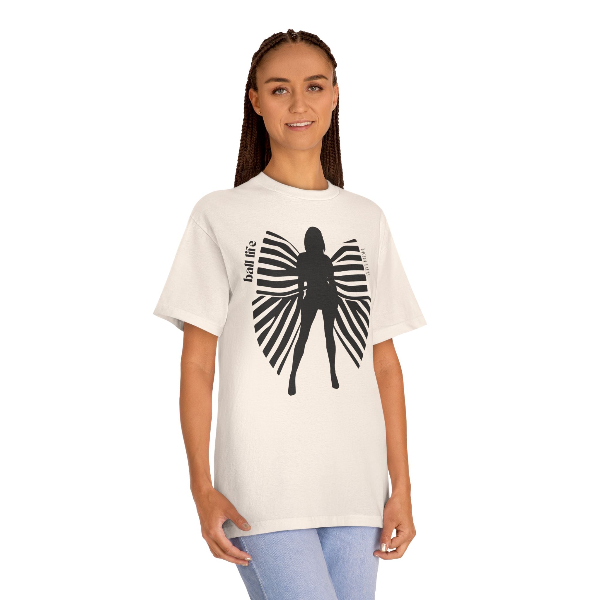 Bow & Silhouette 'Ball Life Tee' — Lady Graphic T-Shirt