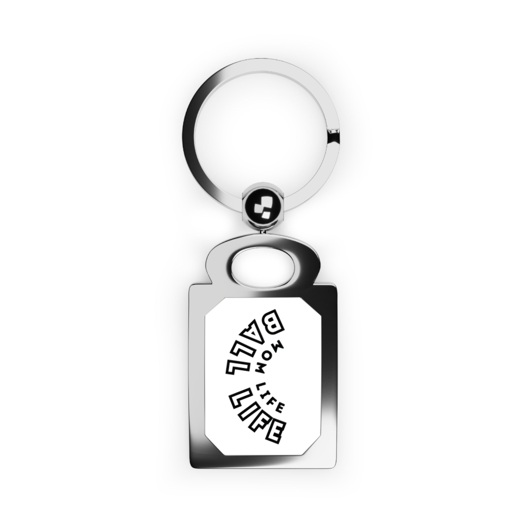 Mom Life Keyring — Stainless Steel Ball Life Mom Life Keychain