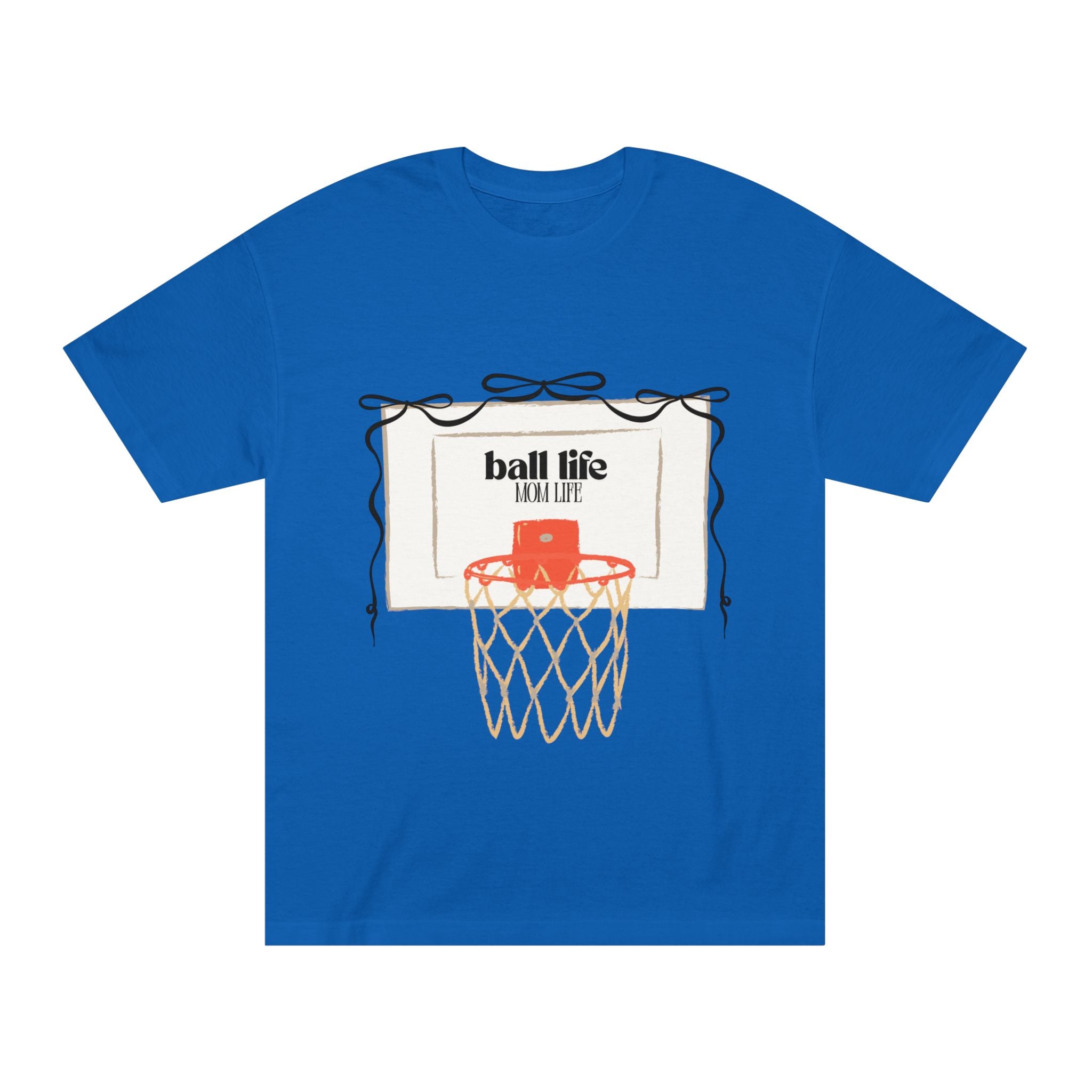 Basketball Hoop 'Ball Life' Tee - Vintage Court Graphic T-Shirt
