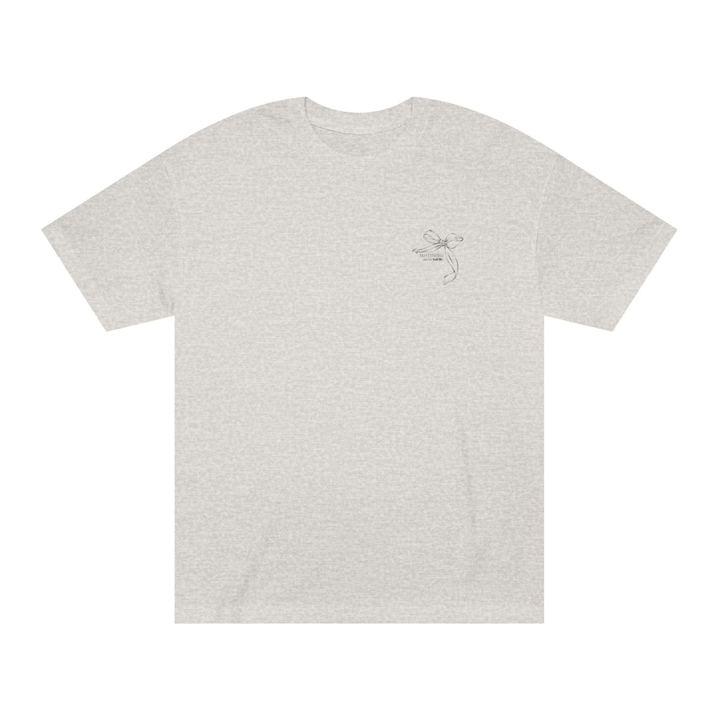 Basketball Bow Tee — "Ball Life Mom Life" Graphic Cotton T‑Shirt